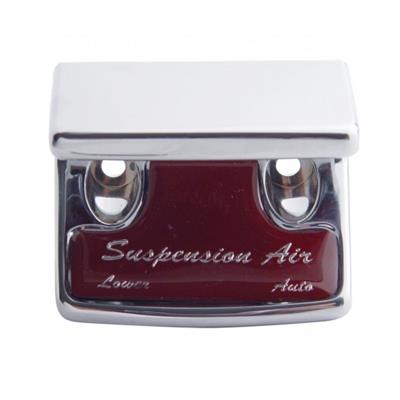 Chrome Plastic Freightliner Switch Guard W/ Glossy Suspension Air