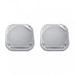Chrome Plastic Kenworth 5 1/2" Square Speaker Cover