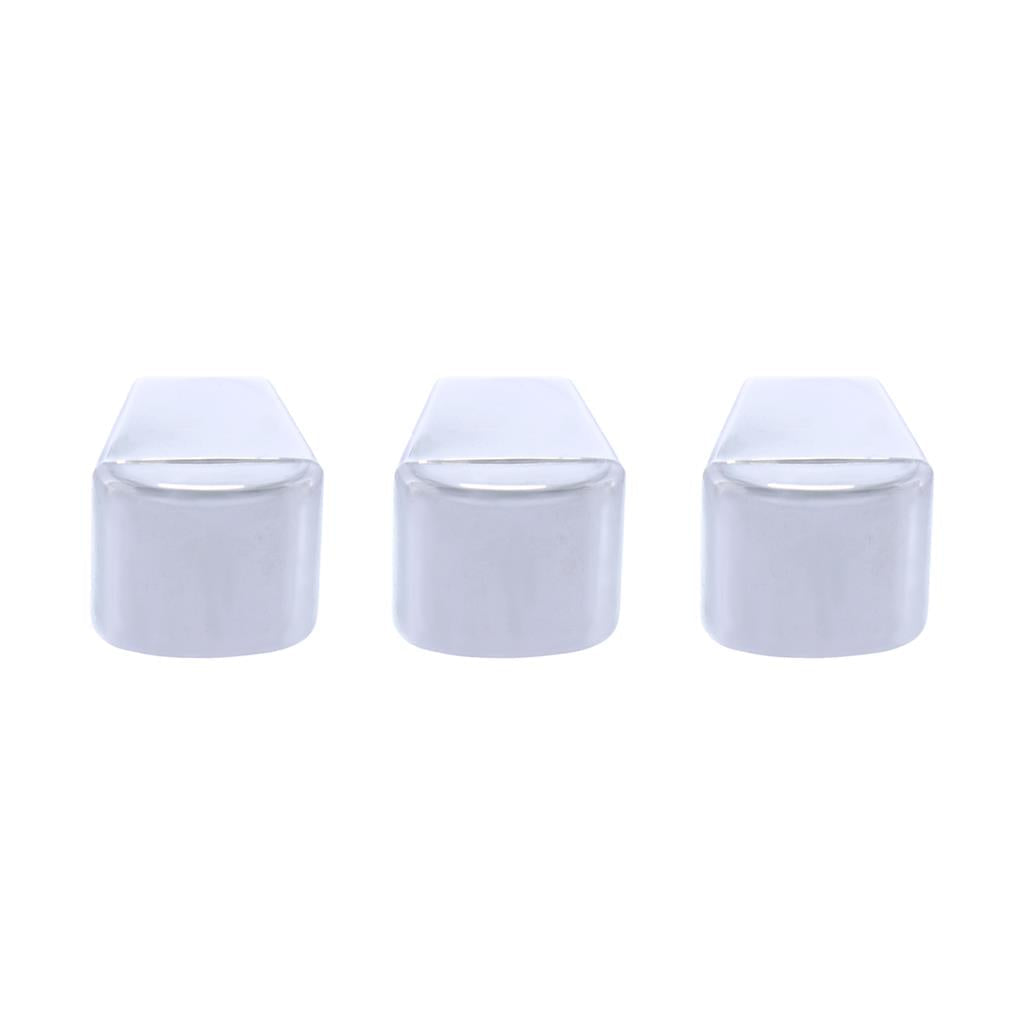 Chrome Plastic Kenworth/Freightliner A/C Slider Control Knob - Plain