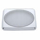 Chrome Plastic Peterbilt 7" x 4 7/8" Rectangular Speaker Cover