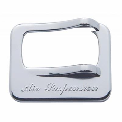 Chrome Plastic Peterbilt Rocker Switch Cover - "Air Suspension" Molded Script