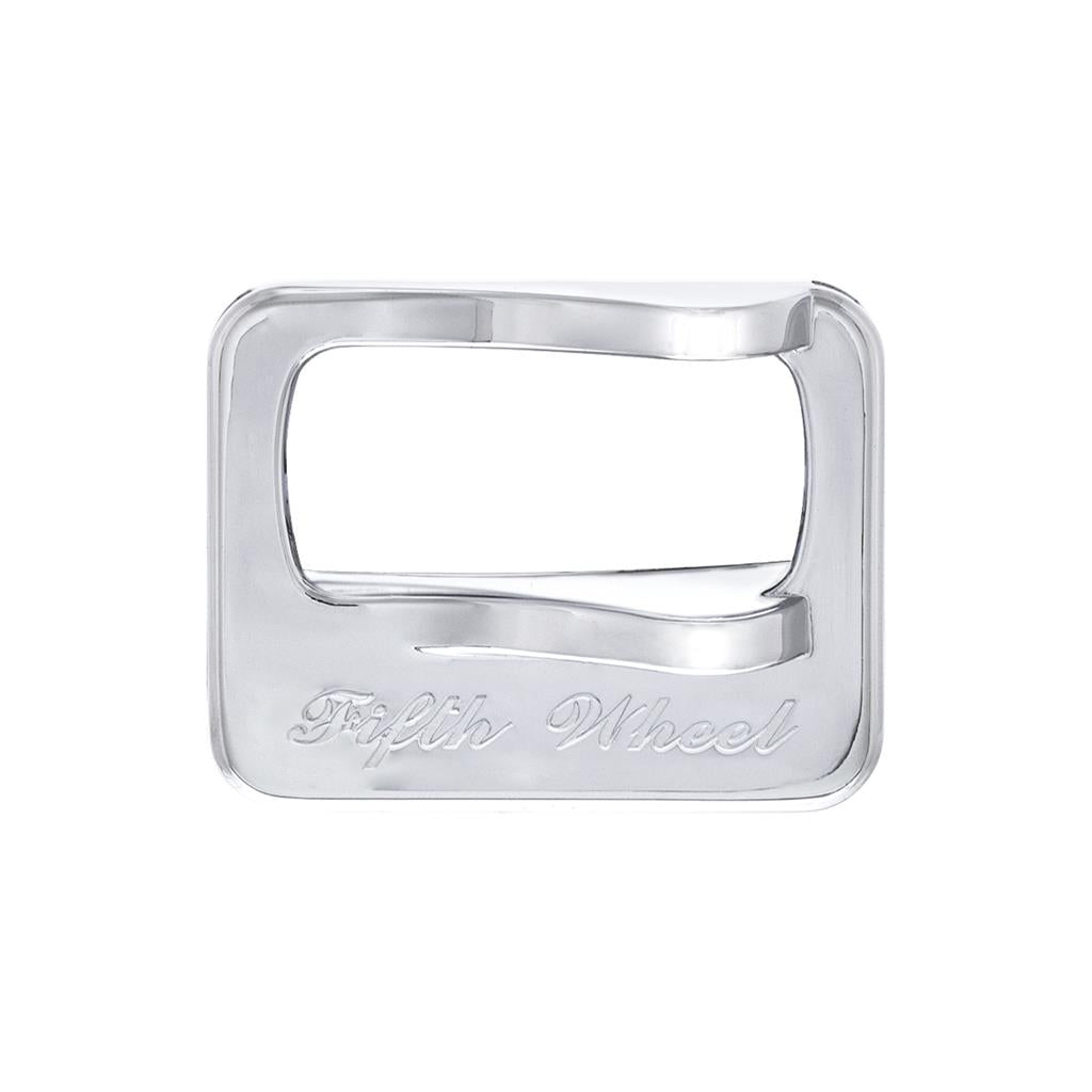 Chrome Plastic Peterbilt Rocker Switch Cover - "Fifth Wheel" Molded
