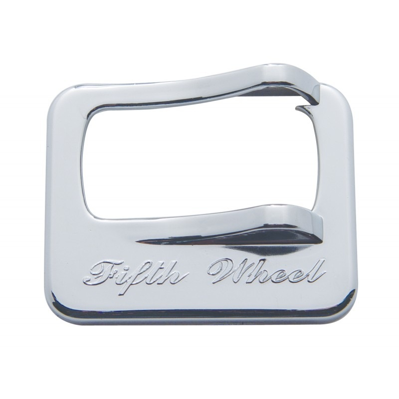 Peterbilt Chrome Rocker Switch Gauge Cover - Molded Script - Cab Interior