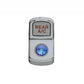 Chrome Plastic Rear A/c Rocker Switch Cover W/ Diamond - Blue - Cab Interior