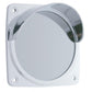 Square Chrome Mirror Bezel W/ Visor - Lighting & Accessories