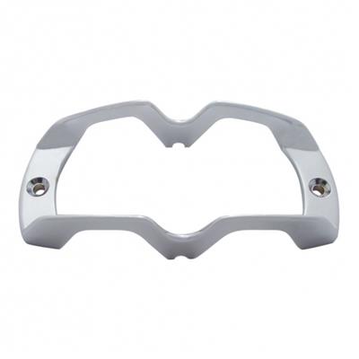 Chrome Plastic Tiger Eye Lens Guard.