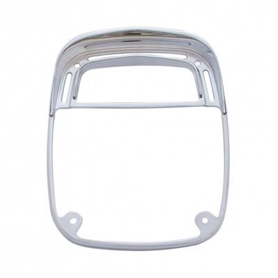 Chrome Plastic Universal Combination Tail Light Bezel