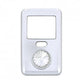 Chrome Plastic Volvo Switch Cover - Clear