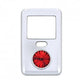 Chrome Plastic Volvo Switch Cover - Red