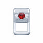 Chrome Plastic Volvo Toggle Switch Cover With Diamond - Red