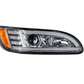 CHROME PROJECTION HEADLIGHT WITH LED SEQUENTIAL TURN & DRL FOR 2005-2015 PETERBILT 386 / 335 (2005-2010) - PASSENGER