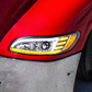 CHROME PROJECTION HEADLIGHT WITH LED SEQUENTIAL TURN & DRL FOR 2005-2015 PETERBILT 386 / 335 (2005-2010) - PASSENGER