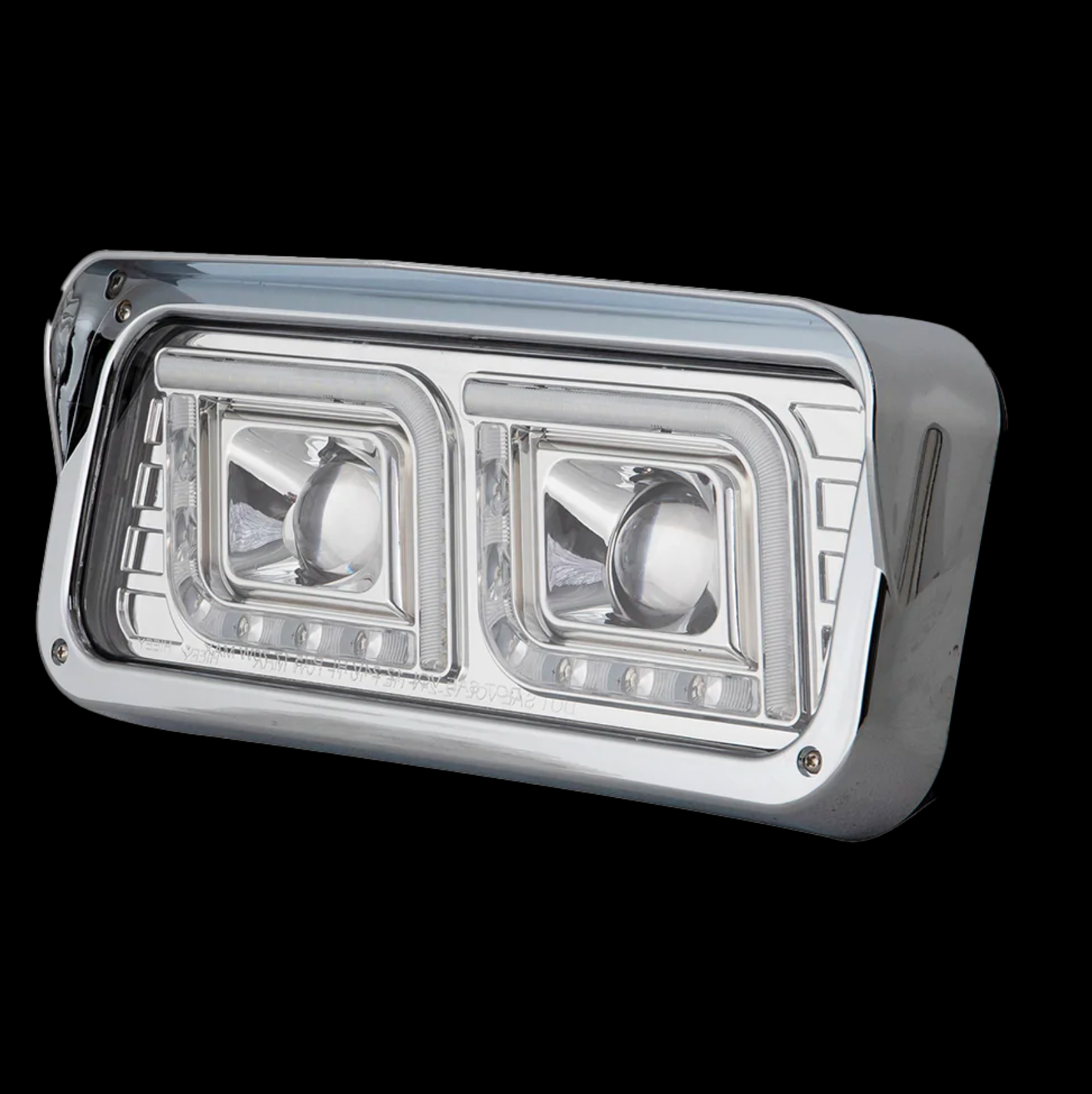 ロックマン バスターライト Headlight LED Black Passenger 1981-2021 Peterbilt 359 379