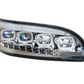CHROME QUAD-LED HEADLIGHT WITH LED DRL & SEQ. SIGNAL FOR PETERBILT 386 (2005-2015) / 335 (200 - 2010) - PASSENGER