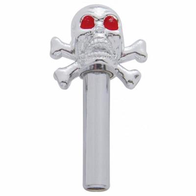 Chrome Skull Door Knobs (2-pack)