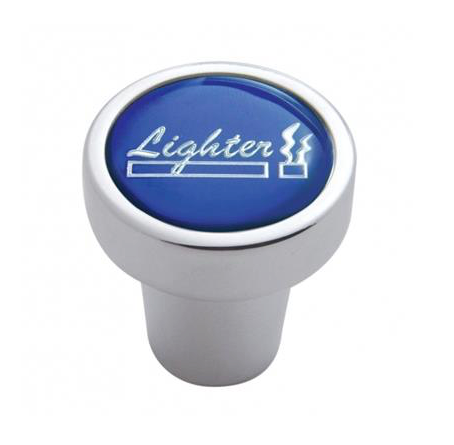 Cigarette Lighter Knob - Blue Glossy Sticker