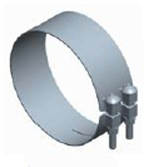 Clamp, Wide, 7IN DIA, CHR