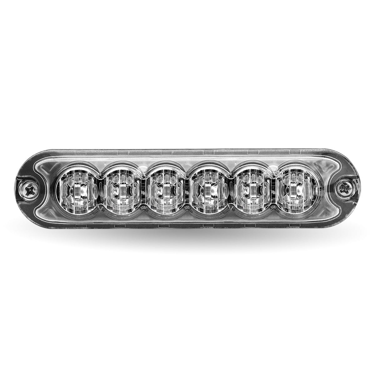 Class 1 Directional 6 LED Slim Surface Mount Amber Strobe Light with "L" Bracket (36 Flash Patterns)