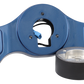 Classic Blue Switch Pad Gen 5 for 3-Hole Series 4-Spoke Wheel - 2021 and Up Peterbilt/Kenworth with Digital Dash, includes 839 Hub