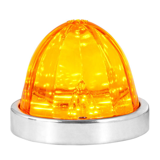 Classic Plastic Watermelon Surface Mount LED Light Turn/Marker Light Amber/Amber
