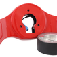 Classic Viper Red Switch Pad Gen 5 for 3-Hole Series 4-Spoke Wheel - 2021 and Up Peterbilt/Kenworth with Digital Dash, includes 839 Hub