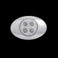 Clear Amber LED G2 Marker Light (4 Diodes)