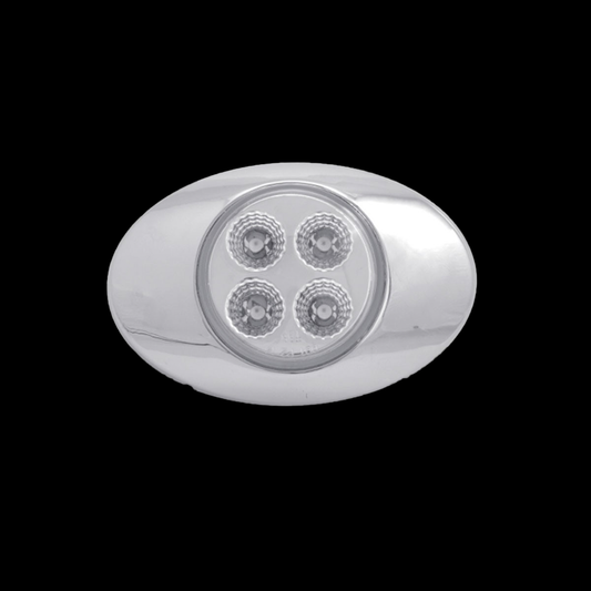 Clear Amber LED G2 Marker Light (4 Diodes)