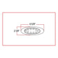 Clear Red Marker Generation 4 LED Light - 10 Diodes M1