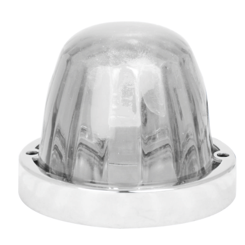 Clear Watermelon Glass Flush Mount Light Kit, 2 Wire