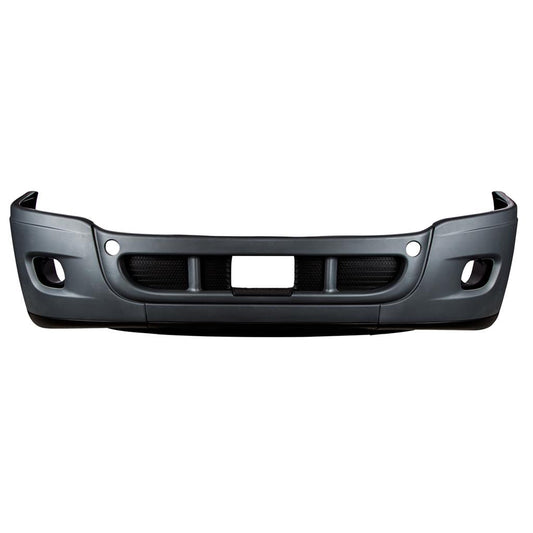 Complete 3-Piece Plastic Front Bumper Set With Fog Light Hole