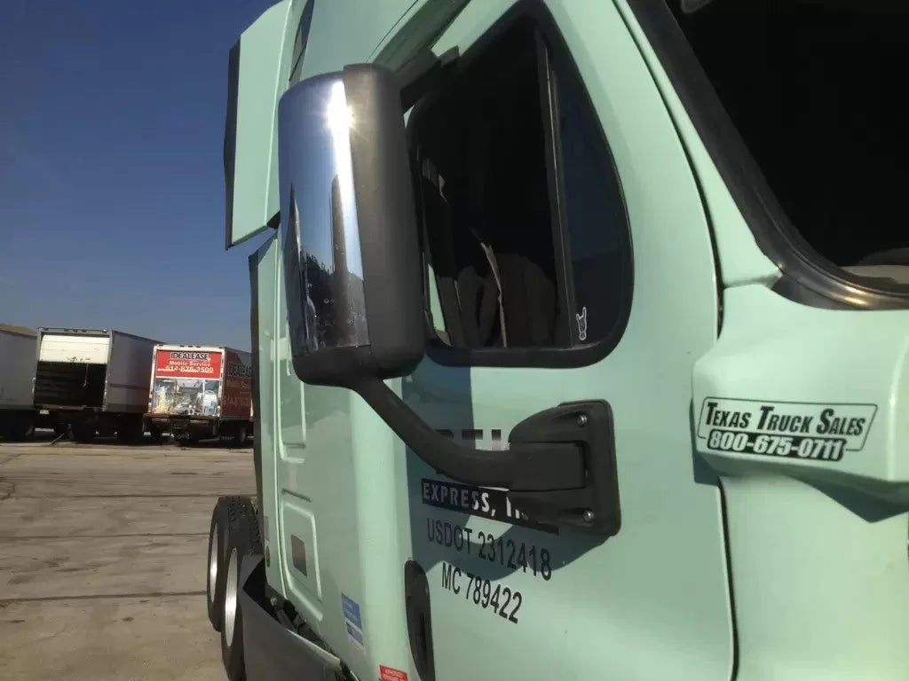 Complete Door Mirror With Arm fits Freightliner Cascadia. -Passenger