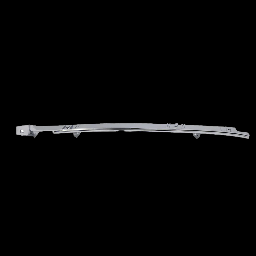 Dash Top of Gauge CHROME trim, Fits Freightliner Columbia with Gauges enclosed. bolt distance 12-1/8”