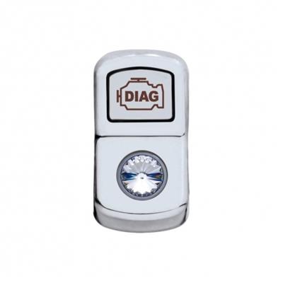 "Diagnostic" Rocker Switch Cover - Clear Diamond