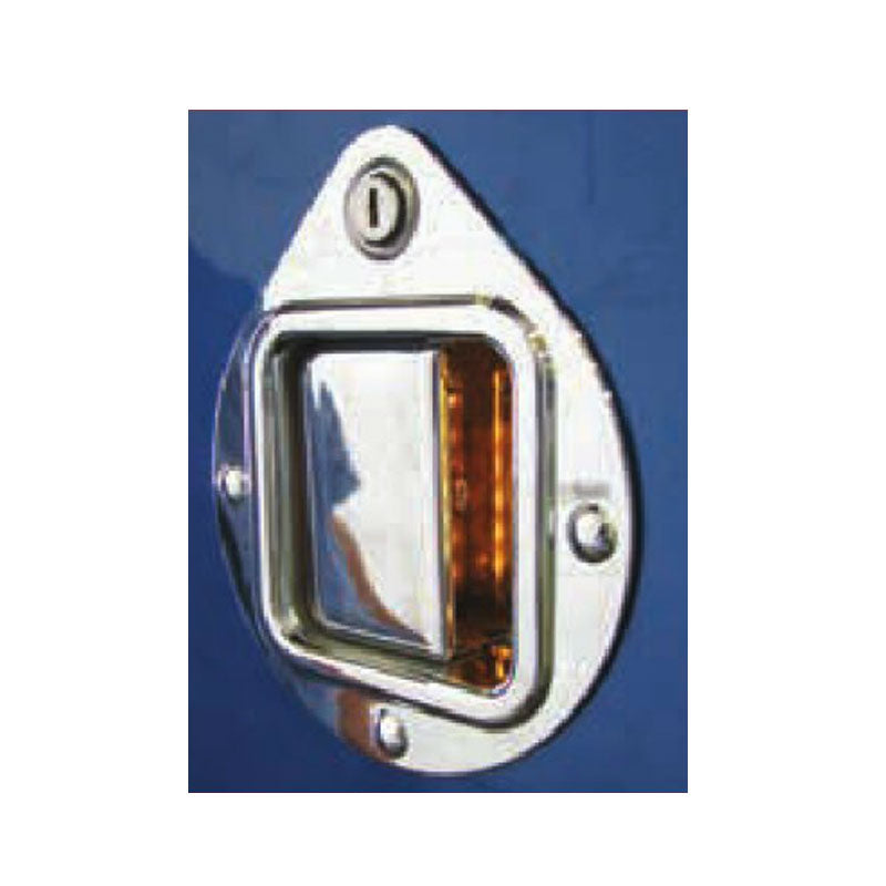 Door Handle Cover Peterbilt W/6 Blue LEDs Passenger