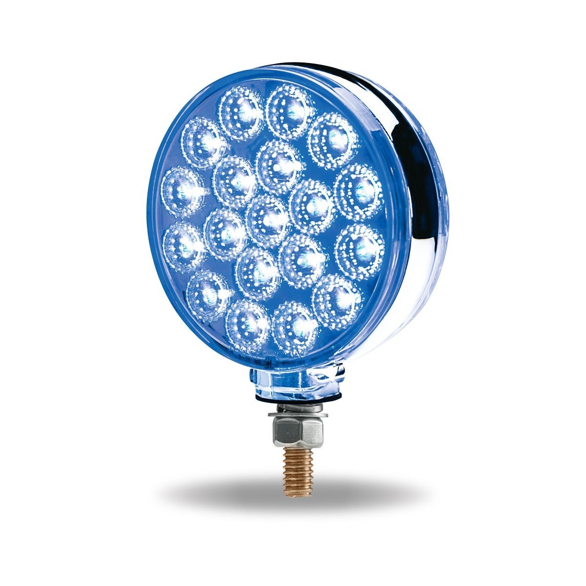 Double Face Combination Dual Revolution Amber/Red/Blue LED Light (38 Diodes)