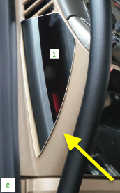 Driver Side End Dash Trim Kenworth T680/880