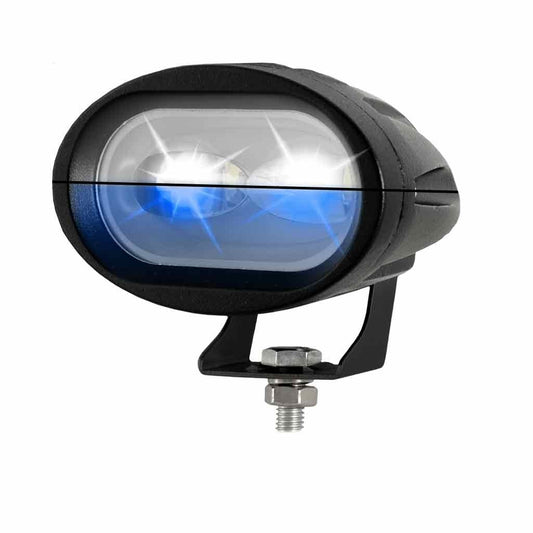 Dual Color White/Blue Spot Heavy Duty LED Work Lamp