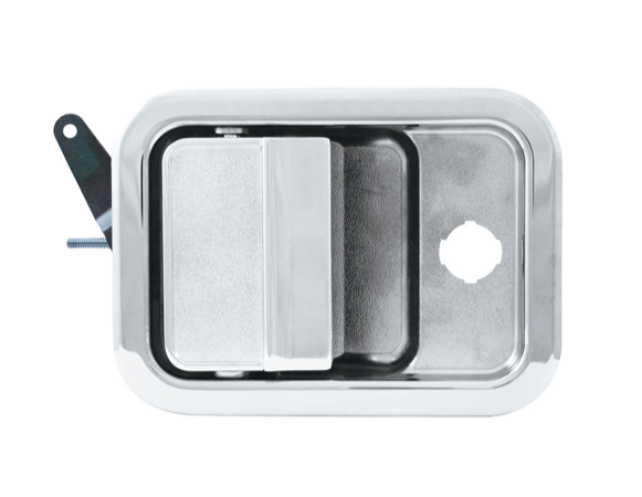 EXTERIOR DOOR HANDLE WITH 7/8" LOCK CUTOUT FOR 1996-2002 FREIGHTLINER COLUMBIA & CENTURY - DRIVER