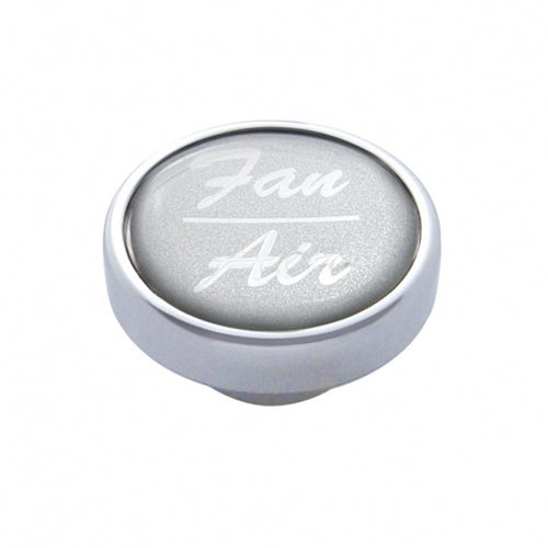 Fan/Air  Dash Knob - Silver Glossy Sticker.