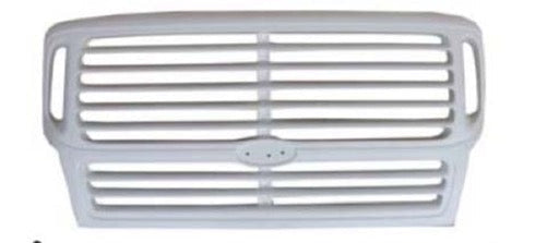 Fiberglass Grill Sterling 2 Lower Bars. For Truck with Steel Bumper. Short grille with 2 lower bars. Fits Sterling 9522 Aero (1998 and up), Sterling 9513 (1998 and up). High Quality Aftermarket Replacement Part (Not OEM, NOT CHROME)