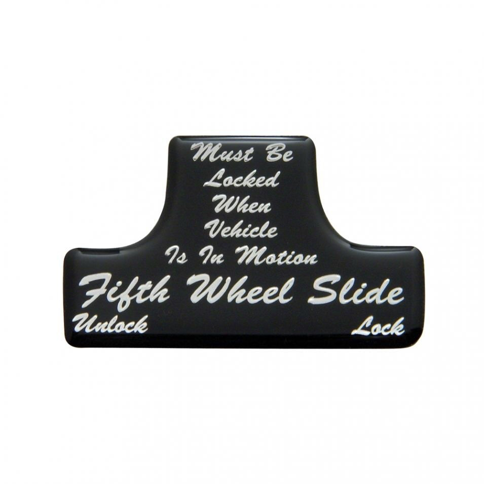 Fifth Wheel Switch Guard Sticker Only - Black Cab Interior