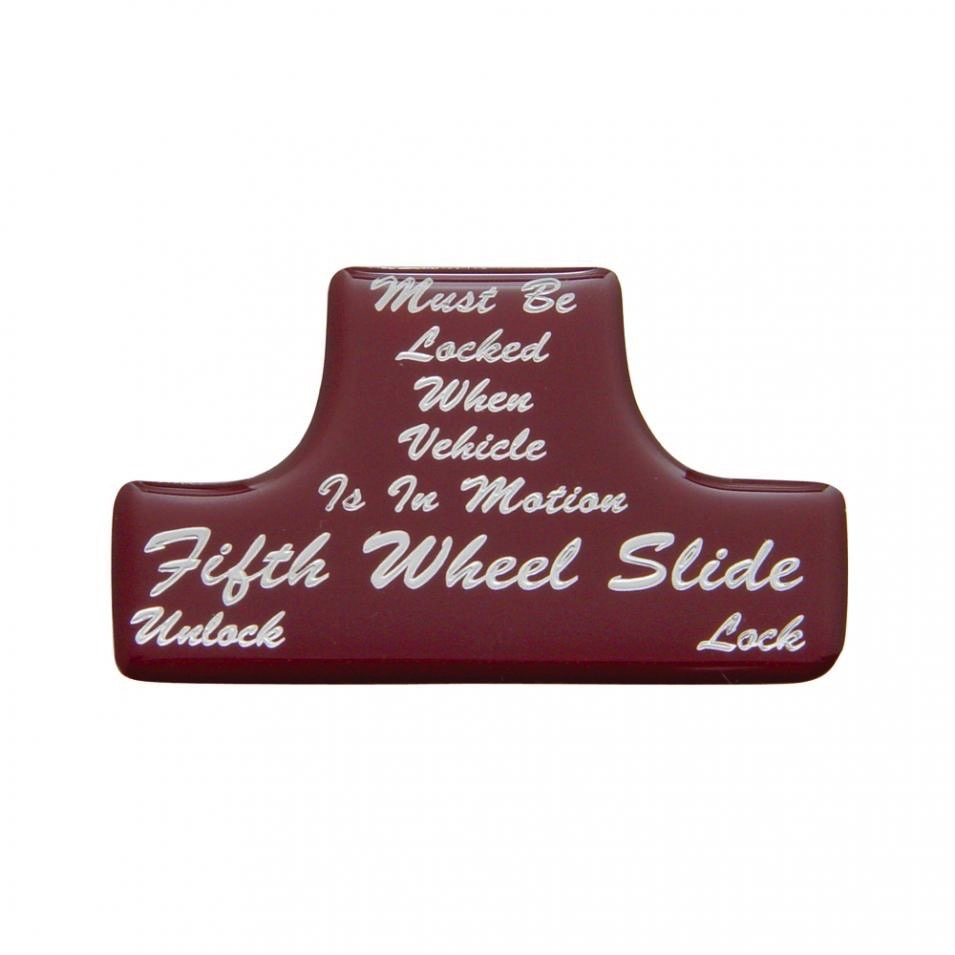 Fifth Wheel Switch Guard Sticker Only - Red Cab Interior