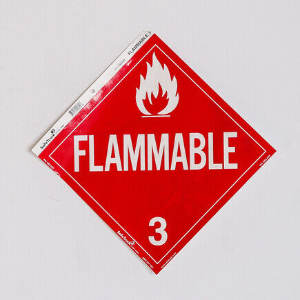 Flammable 3 Sticker