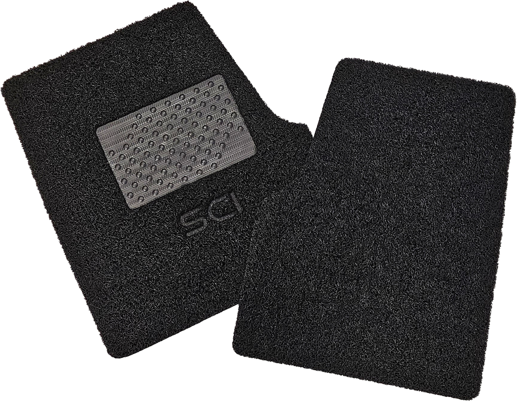 Floor Mat - Freightliner 2008-2018 Cascadia/Coronado - Black w/ SCI Logo