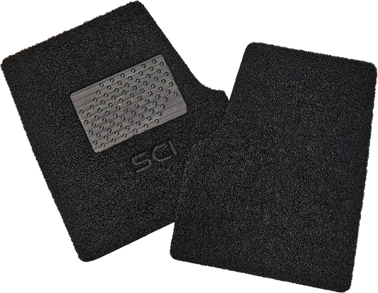 Floor Mat - Freightliner 2008-2018 Cascadia/Coronado - Black w/ SCI Logo