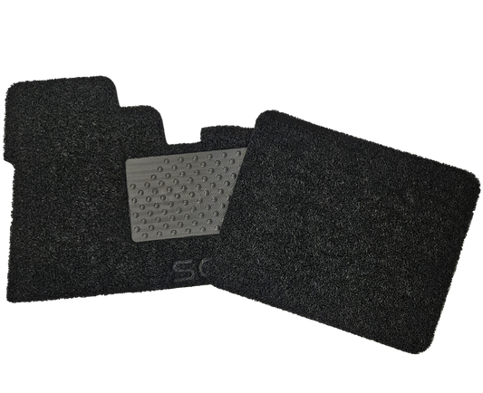 Floor Mat - Peterbilt 335-579 2004 & Older - Black w/ SCI Logo