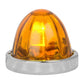 Flush Mount Large Watermelon Glass Marker Light Kits. 2 Wire. Light Amber