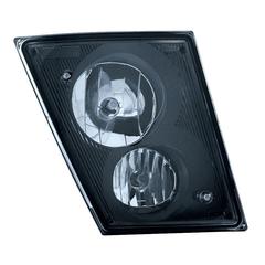 Fog Lamp for Volvo VN & VNL Bumpers with Black Reflector Passenger Side