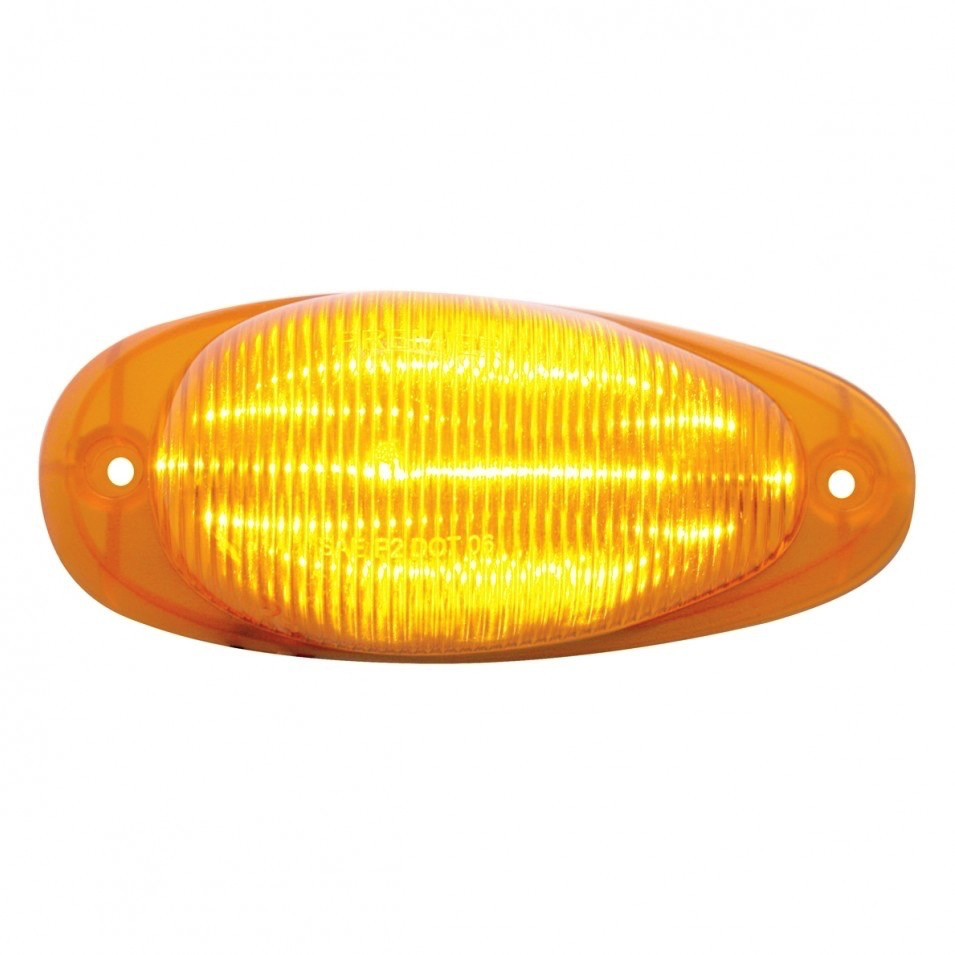 15 Led Freightliner Sleeper Clearance/marker Light - Amber Led/amber Lens Lighting & Accessories