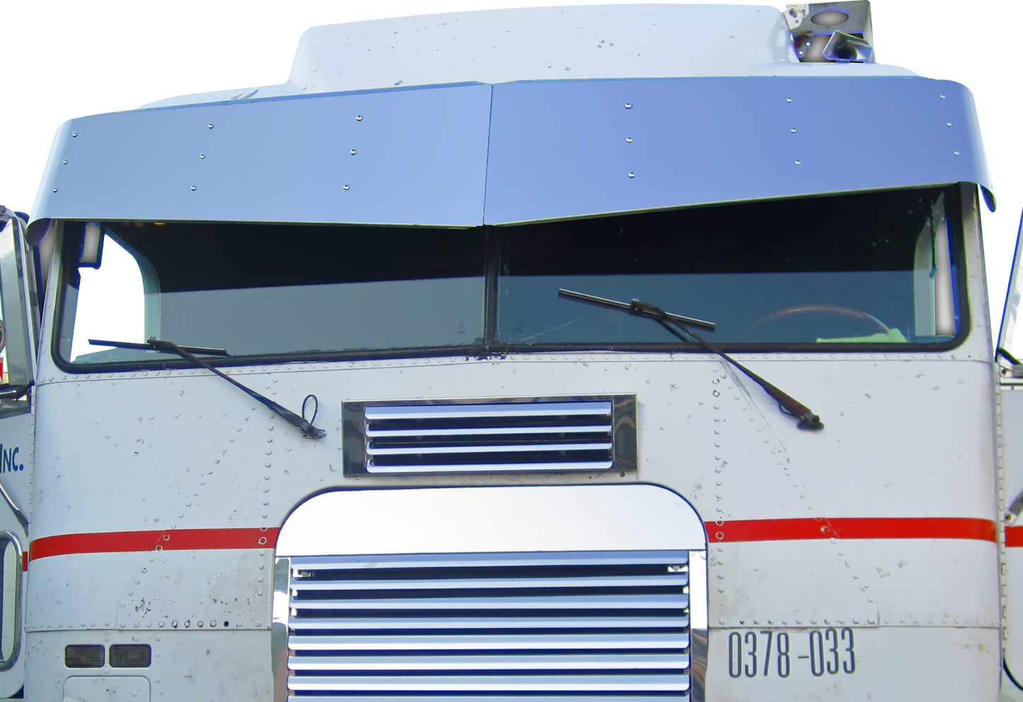 Freightliner Cab Over/FLT 9664 T 14" x 17" V-Style Visor